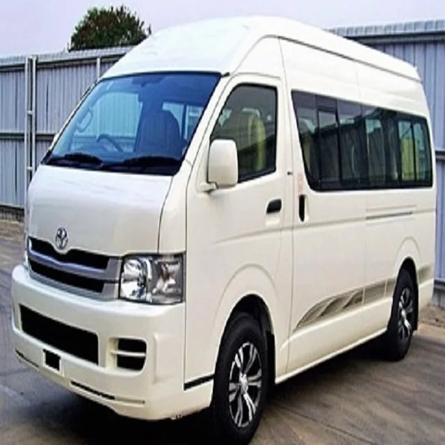 Довольно используемый 2014 для yota Hiace плоская крыша пригородного автобуса микроавтобуса автобус Макс дизельное радио