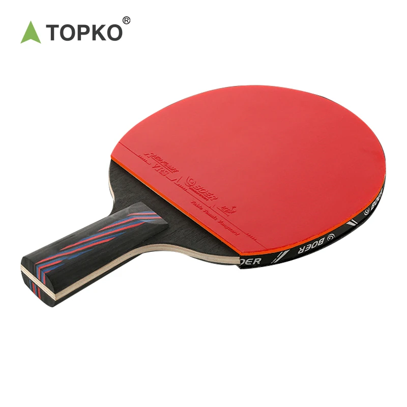 Topko High quality Professional Pingpong Paddle Table Tennis Rackets Double-Sided Reverse Tape Table Tennis bats