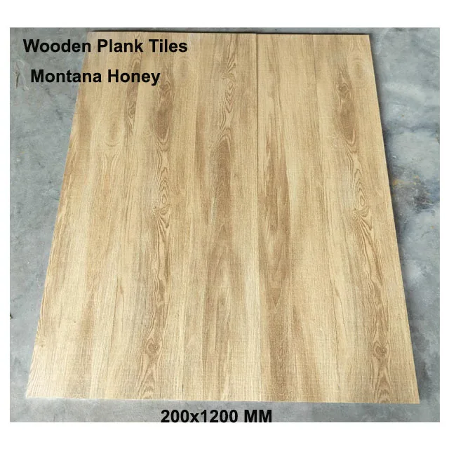 Luxury Design Wooden Strip 200x1200 mm Porcelain slab Wooden Floor Tiles Decorative Wooden Plank Tiles For Walls And Floor