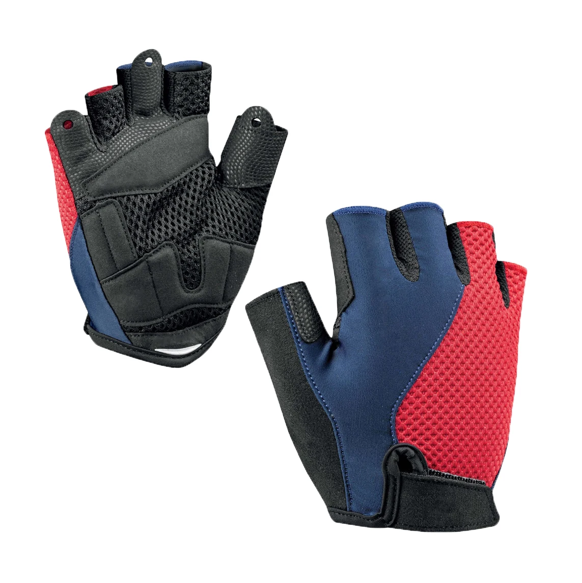 Sublimated Cycling Gloves Half Finger Mountain Biking Gloves Shock Absorbing Hiking Fingerless Gloves for Cycling