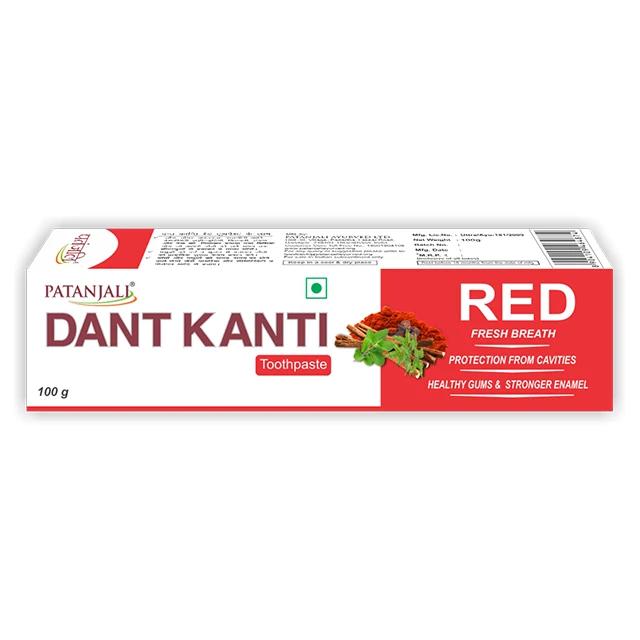 Patanjali Dant Kanti Red Toothpaste 100g