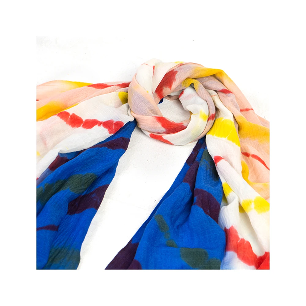 Best Wholasela Light Weight Merino Tie Dye Scarves Hot Collection Buy from Leading  At Affordable Price