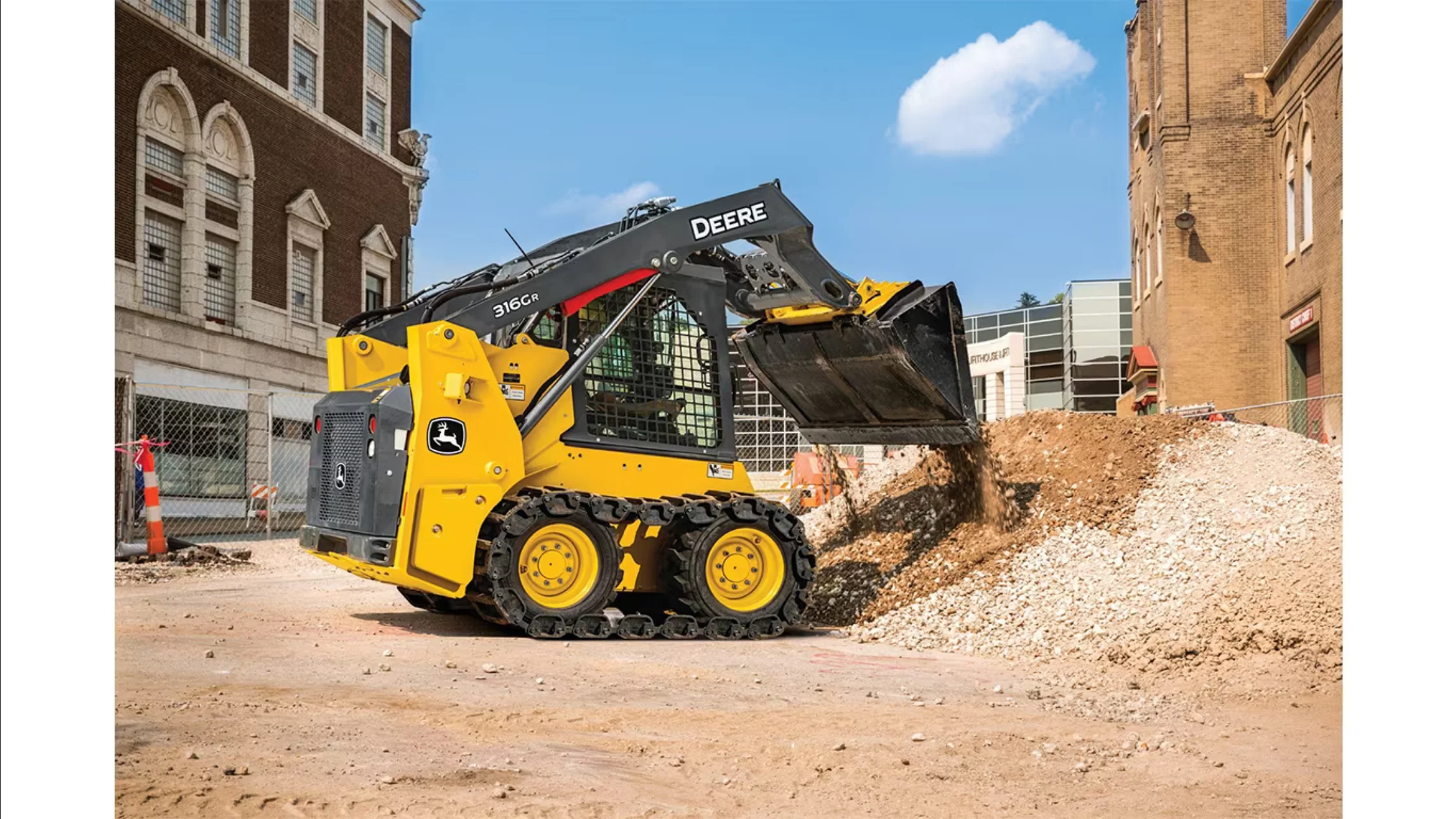 Yanmar Engine Skid Steer Loader 3 Ton Rated Load for Farms Skid Steers 316GR 318G 324G 330G Models