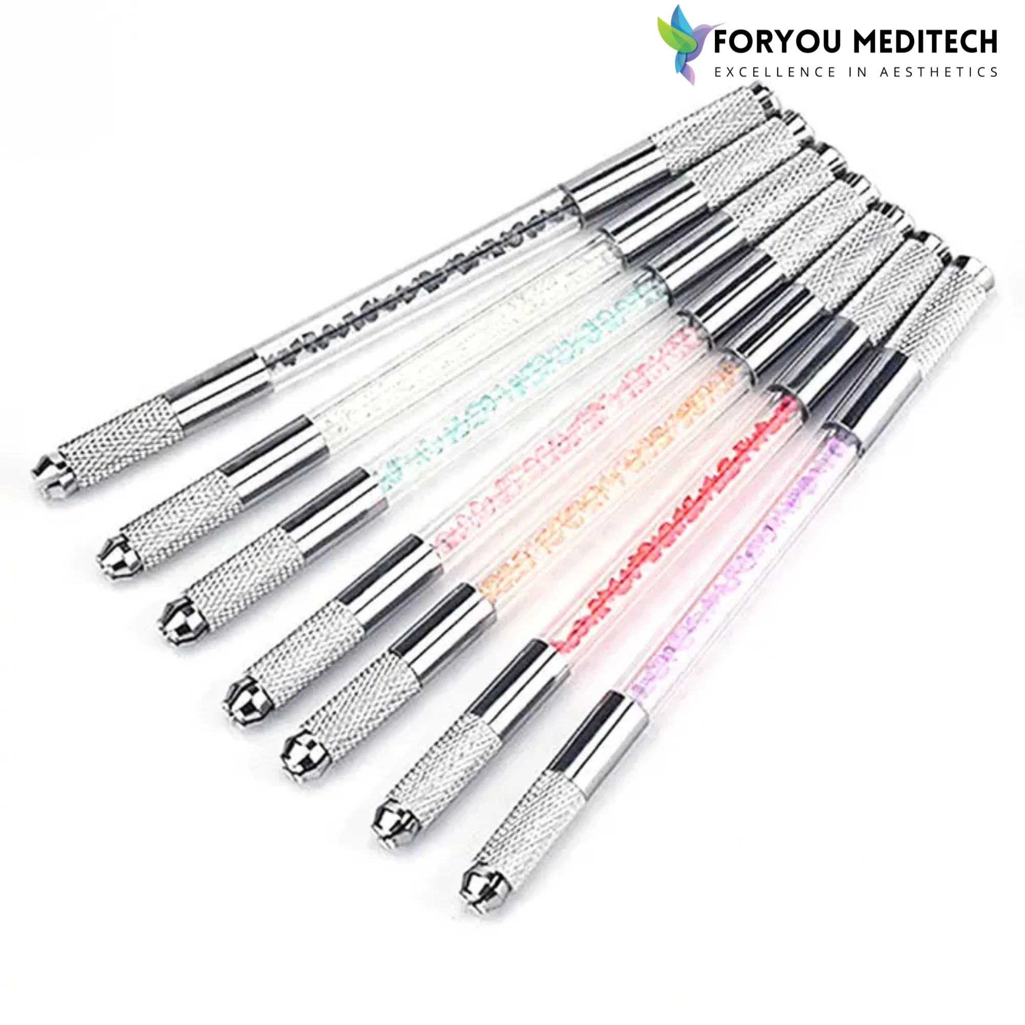 Double Sided Multi Color Microblading pen tattoo machine for permanent makeup eyebrow tattoo manual pen Microblading tool