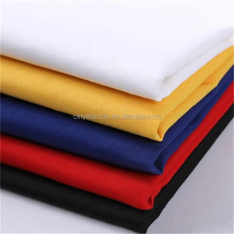 wholesale 110*76 Polyester Cotton T/C Shirting Fabric polyester cotton for Workwear School Uniform