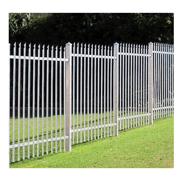 Palisade Security Fencing, 1.5-3.0m Length, 50-100mm Pale Spacing, Powder Coated