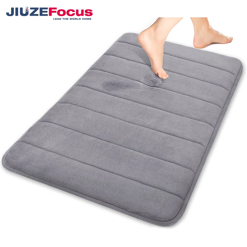 Противоскользящий ворсистый роскошный шениловый Впитывающий Коврик из микрофибры для ванной напольный коврик душа