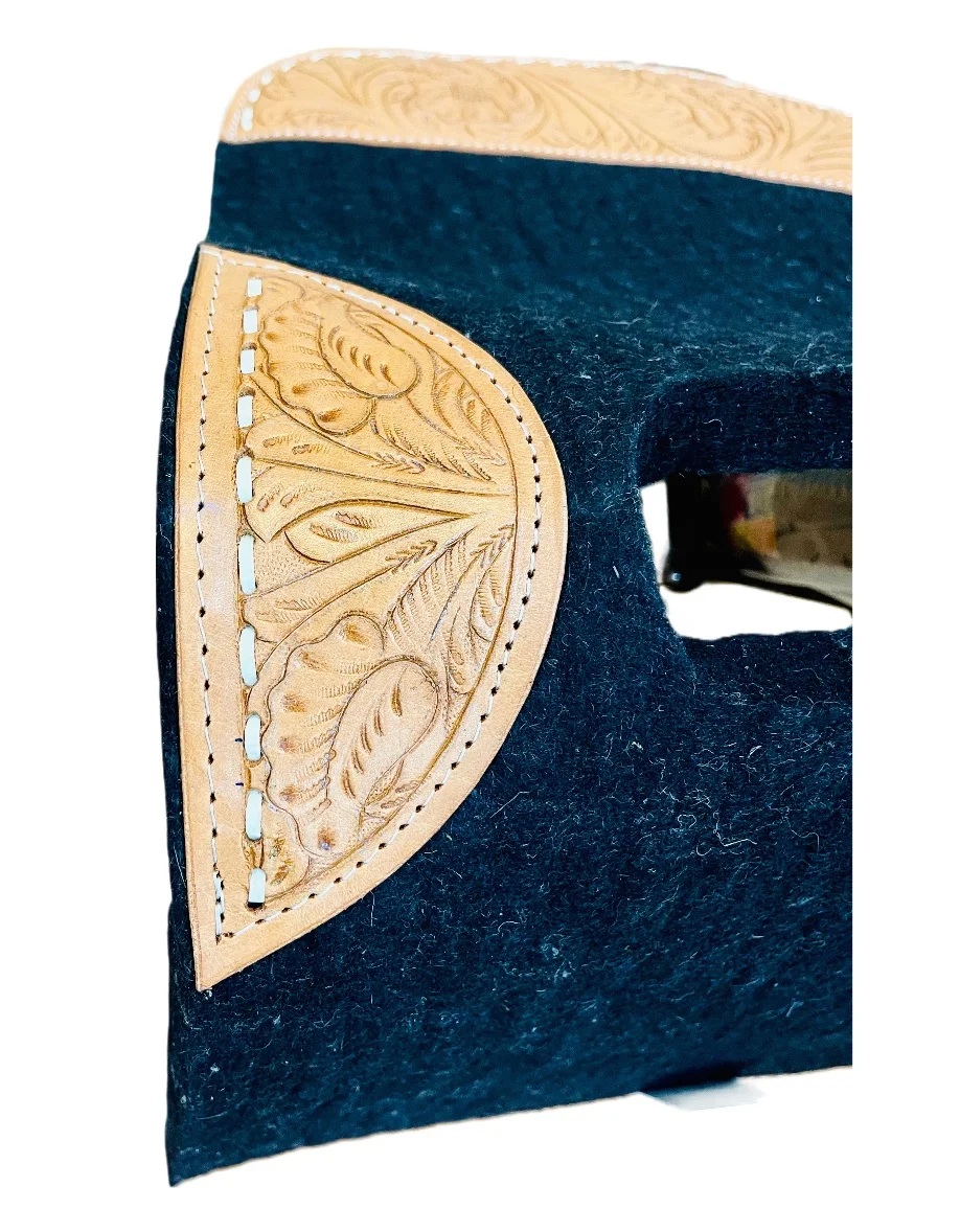 High Quality Western Wool Felt Saddle Pad For Horse Riding Custom Contoured pad At Affordable Price