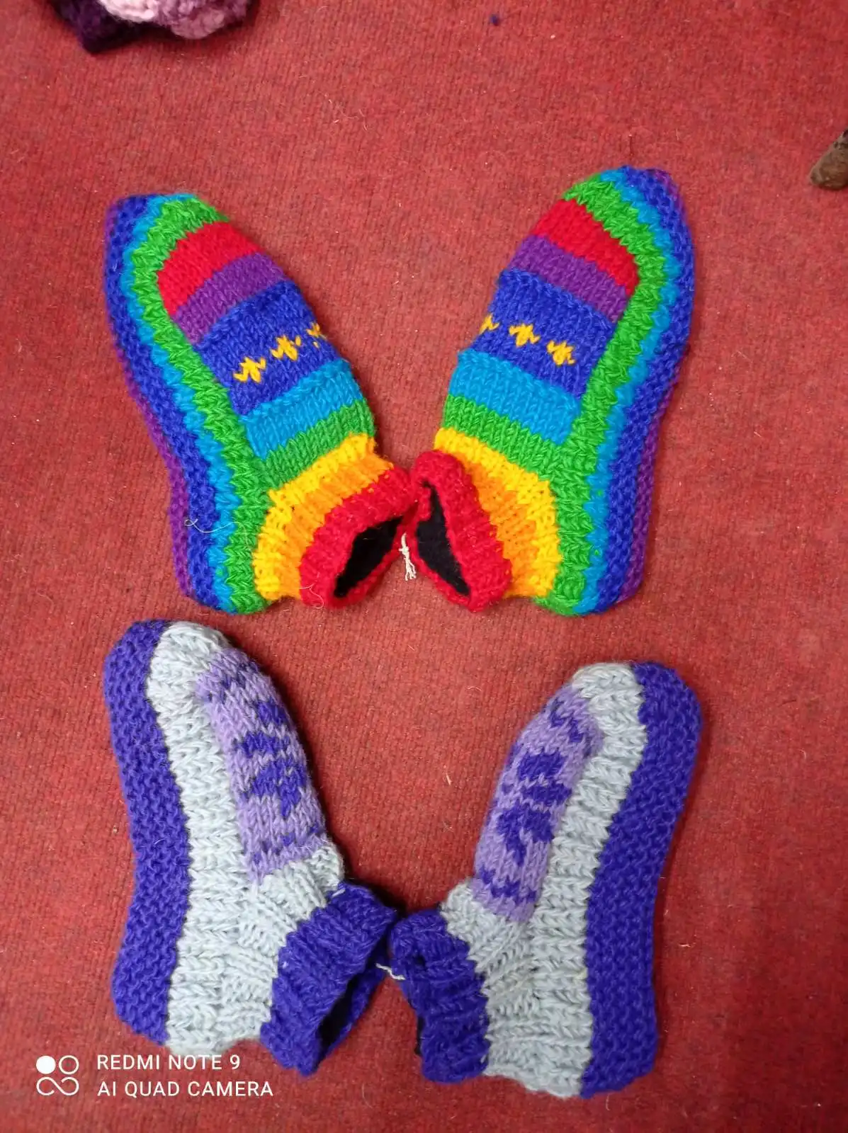 Unisex Knitted Woolen Indoor Walking Shoes