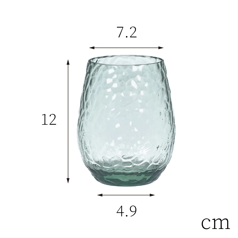 [Holar] Taiwan Made Unbreakable Hard AC Acrylic Plastic Wine Glasses with Stone Mosaic Pattern