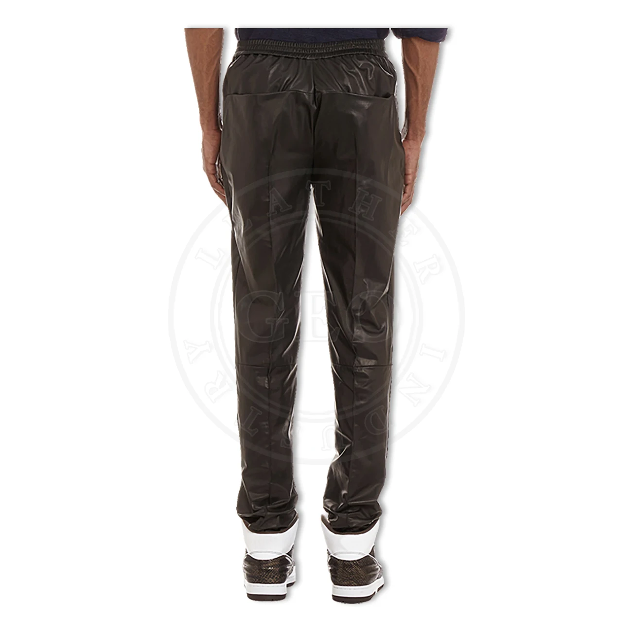 Men Fashion Latest Design Soft Sheep Leather Pants