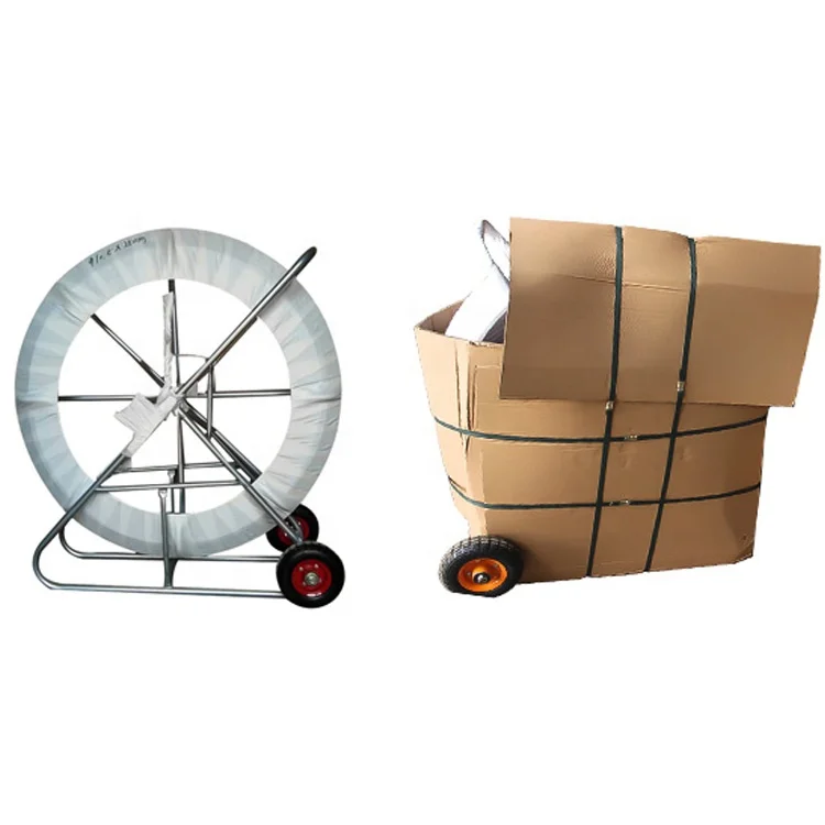 11mm 200m Python Duct Rodder Fish Tape Fiberglass Duct Rodder Wheels Cable Guide Puller Wire Duct Rodder