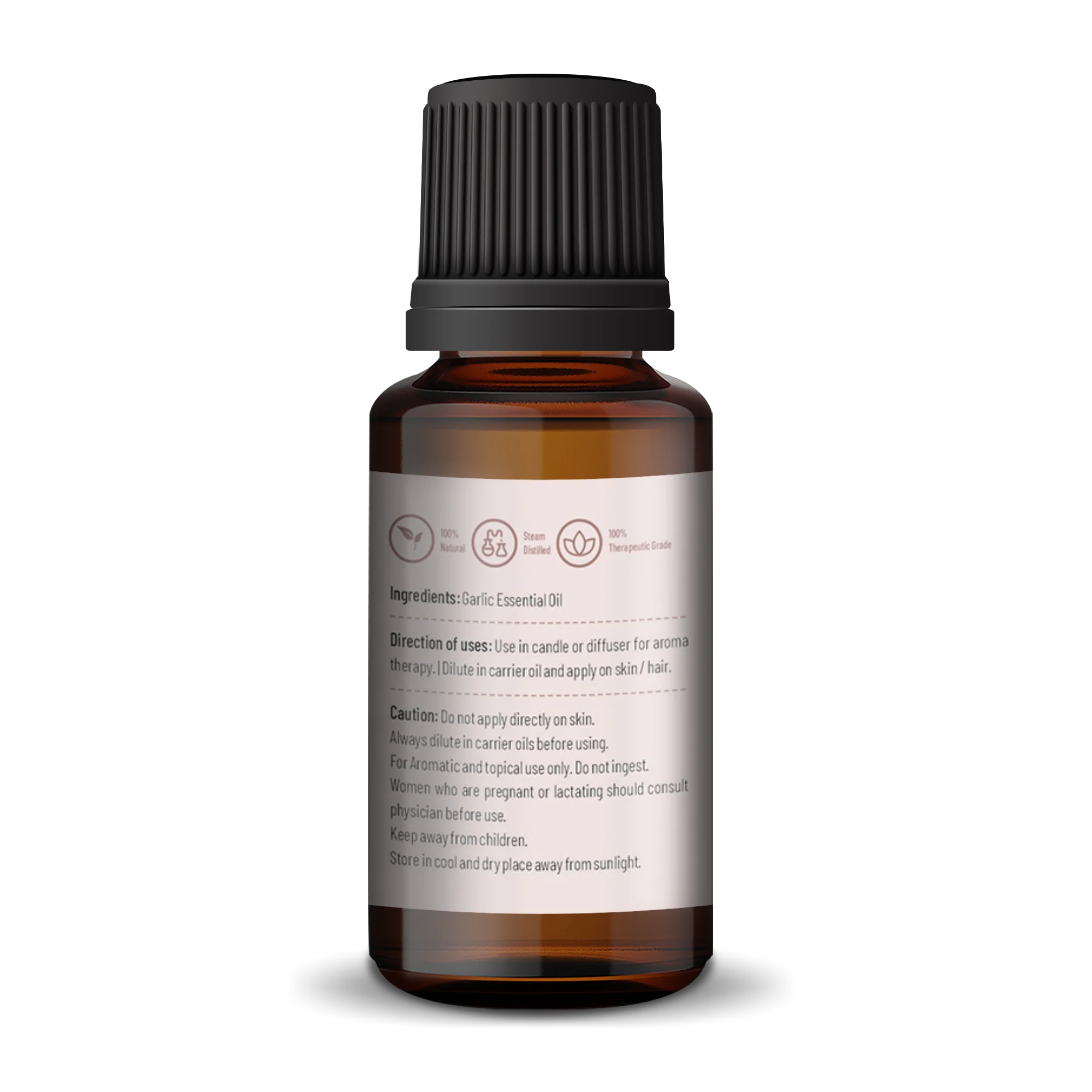 Korus Essential Garlic Essential Oil - Therapeutic Grade 15 ml