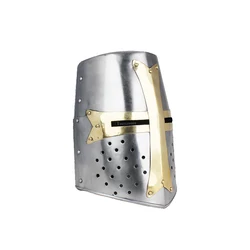 Medieval Knight Templar Crusader Battle Warrior Helmet Costume Role Play Helmet At Wholesale Price