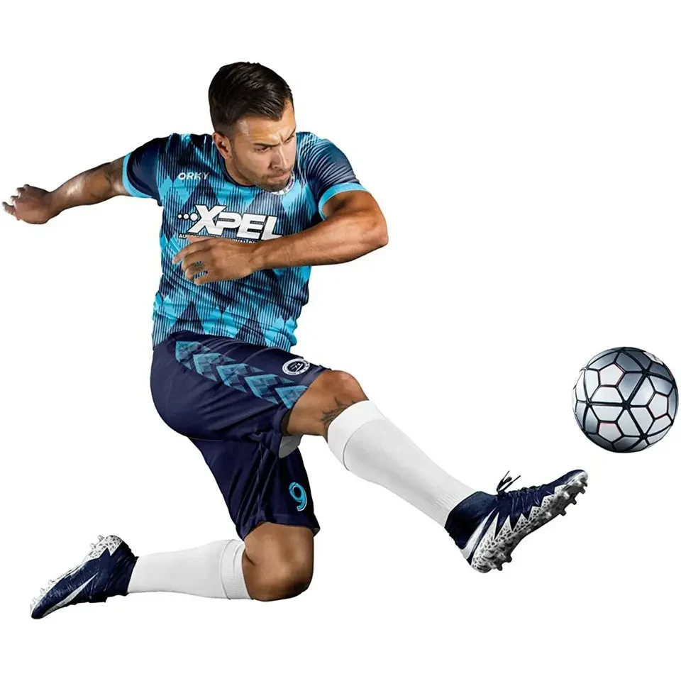 Team Wear Uniform Kit Football Jersey Soccer Wear For Sports Sets Fashionable Custom Team Name Latest Design Soccer Uniform