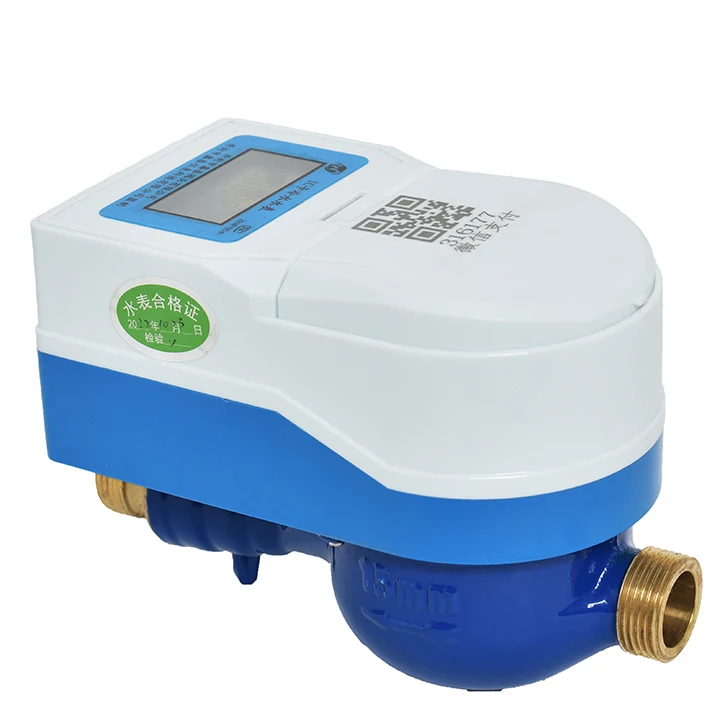 1/2 inch 15mm DN15 tiered price smart prepaid water meter with ic card