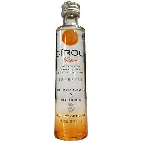 Acrylic Ciroc Vodka Carafes VIP Service Frosted Bottle Tray