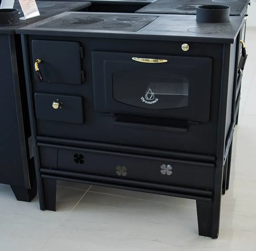 Hot Selling Standing Type Wood Burning Cooking Stove for Hotel Villa Apartment