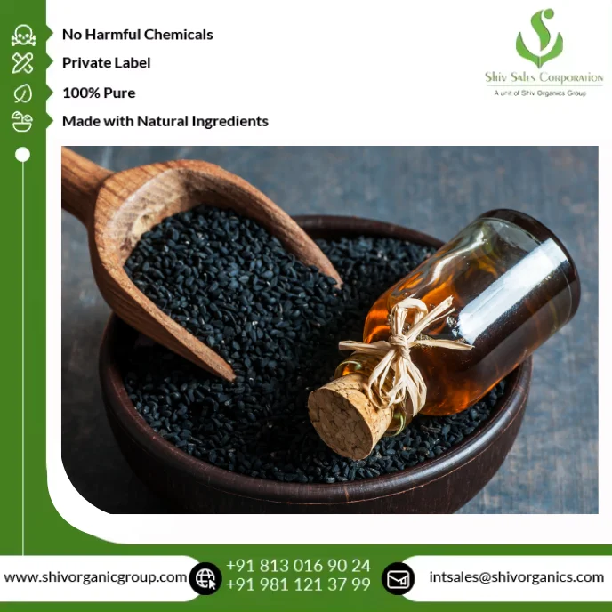 Widely Selling Bulk Supply 100% Pure and Natural Premium Quality Black Seed Oil for Wholesale Buyers from India