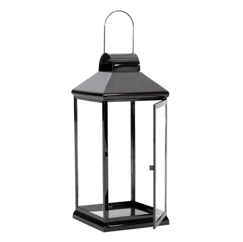 Stainless Steel Luxury Extra Large Floor Standing Candle Lantern for For Home Decor and Event Decoration