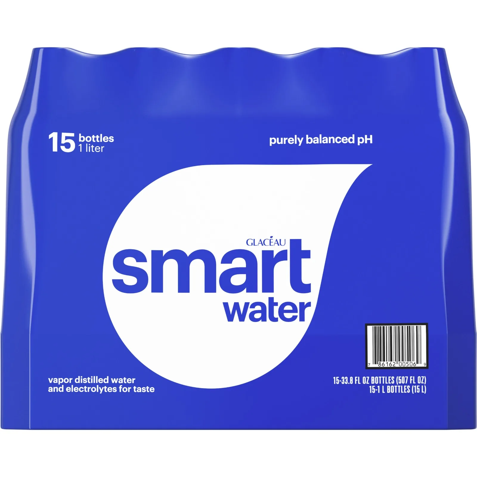 Бутылки для воды премиум-класса с дистиллированным паром smartwater 1 литр 15