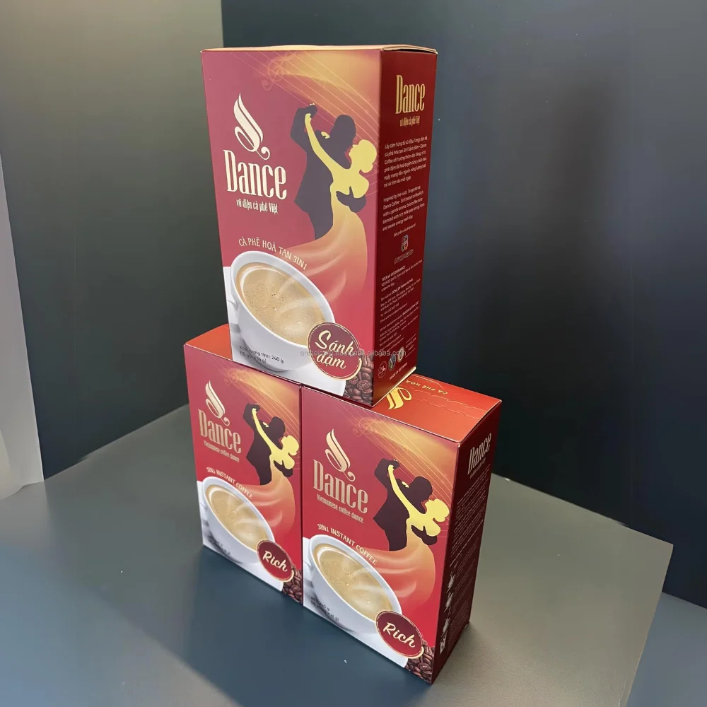 Вьетнамский растворимый кофе 3 в 1 мягкий сладкий и сливочный робуста с молоком льдом горячий напиток