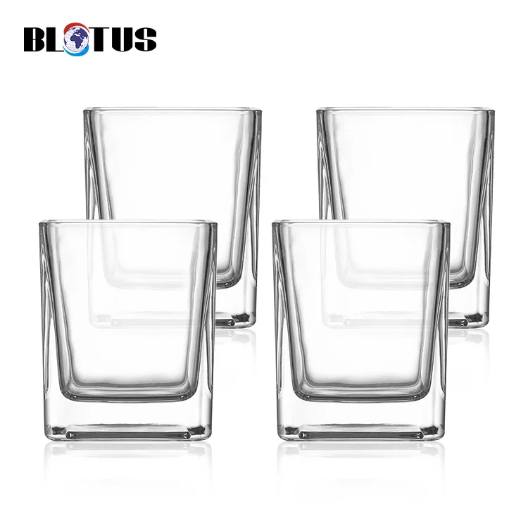 Glass Cups Highball Drinking Glasses for Whiskey  Wine Beer Cocktails Juice Iced Tea Coffee Mixed Drinks Kitchen Party Home