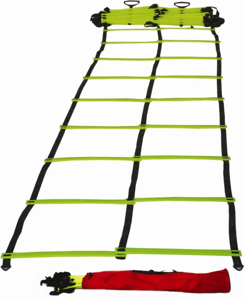 Ultimate agility ladder speed training equipment rungs with multi colors for exercise speed training for kids and adults