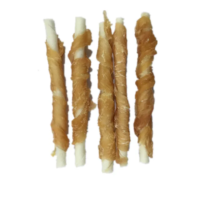Dog Food Dog Chews Rawhide Twist Stick Bully Sticks Dog Treats Training Snacks US$0. Factory Price Sustainable for Small Animals
