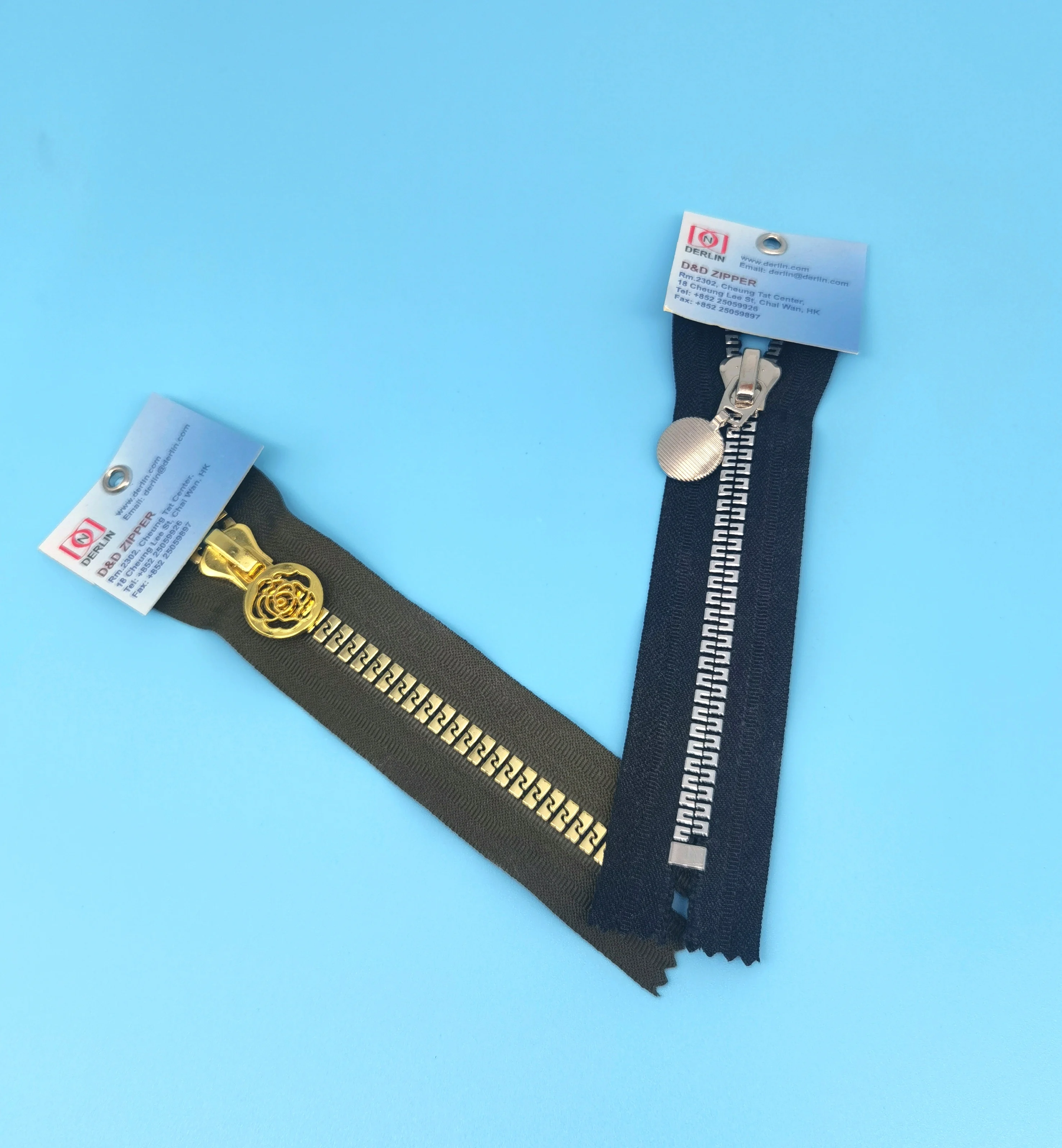 OEKO-TEX  Casual Contrast Colour Special Vislon Plastic Resin Derlin Zipper 8#derlin u-shaped teedh