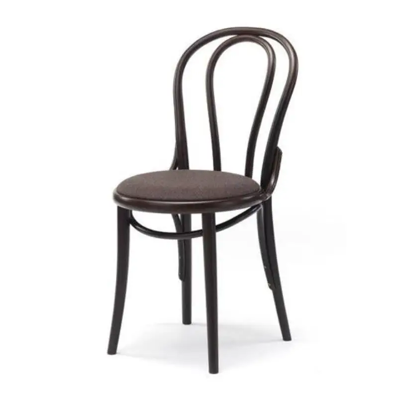 Top trending wrought iron chairs with high-end antique craftsmanship and classic appeal with black leather seat