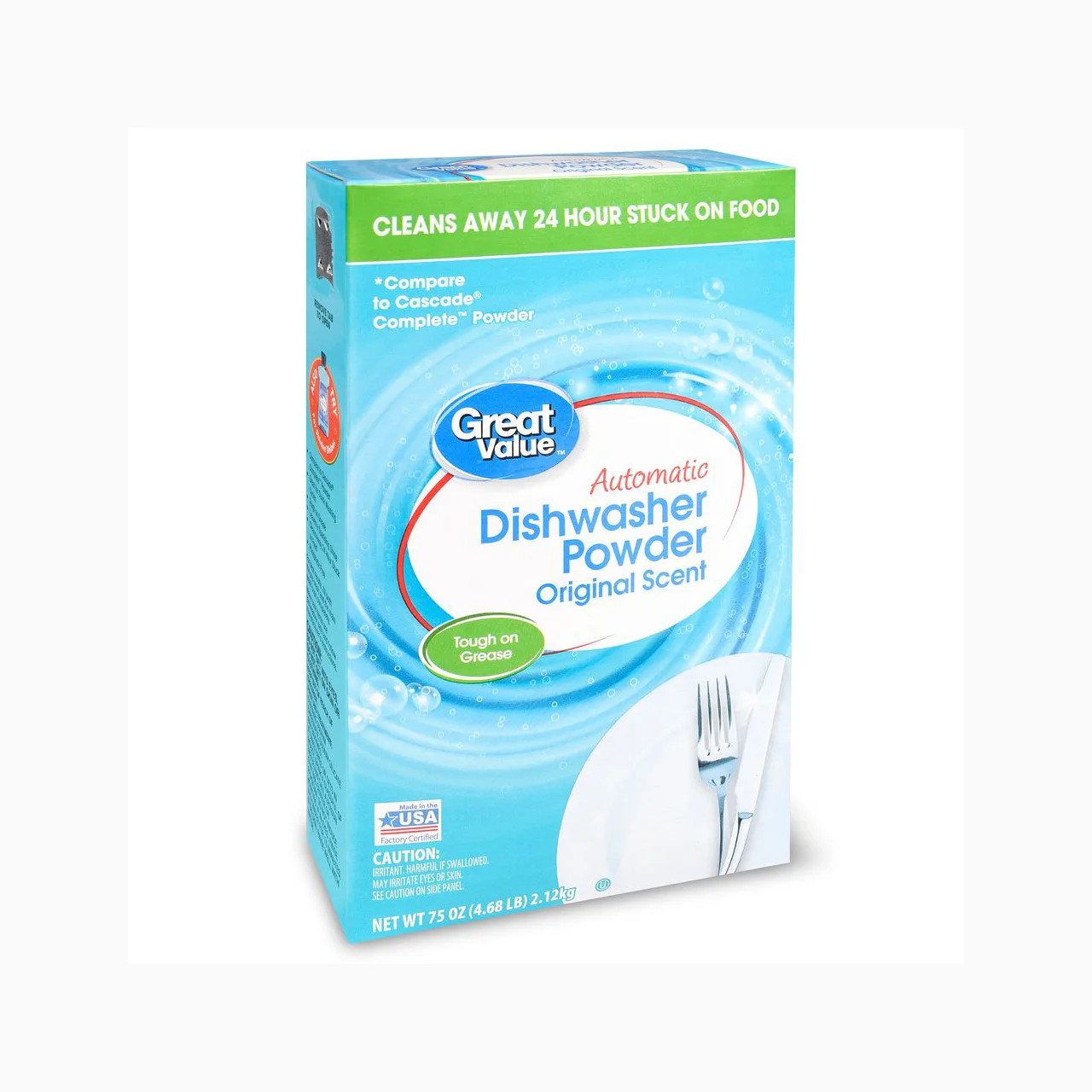 Great Value Fresh Scent Dishwasher Powder Pacs with Grease ..