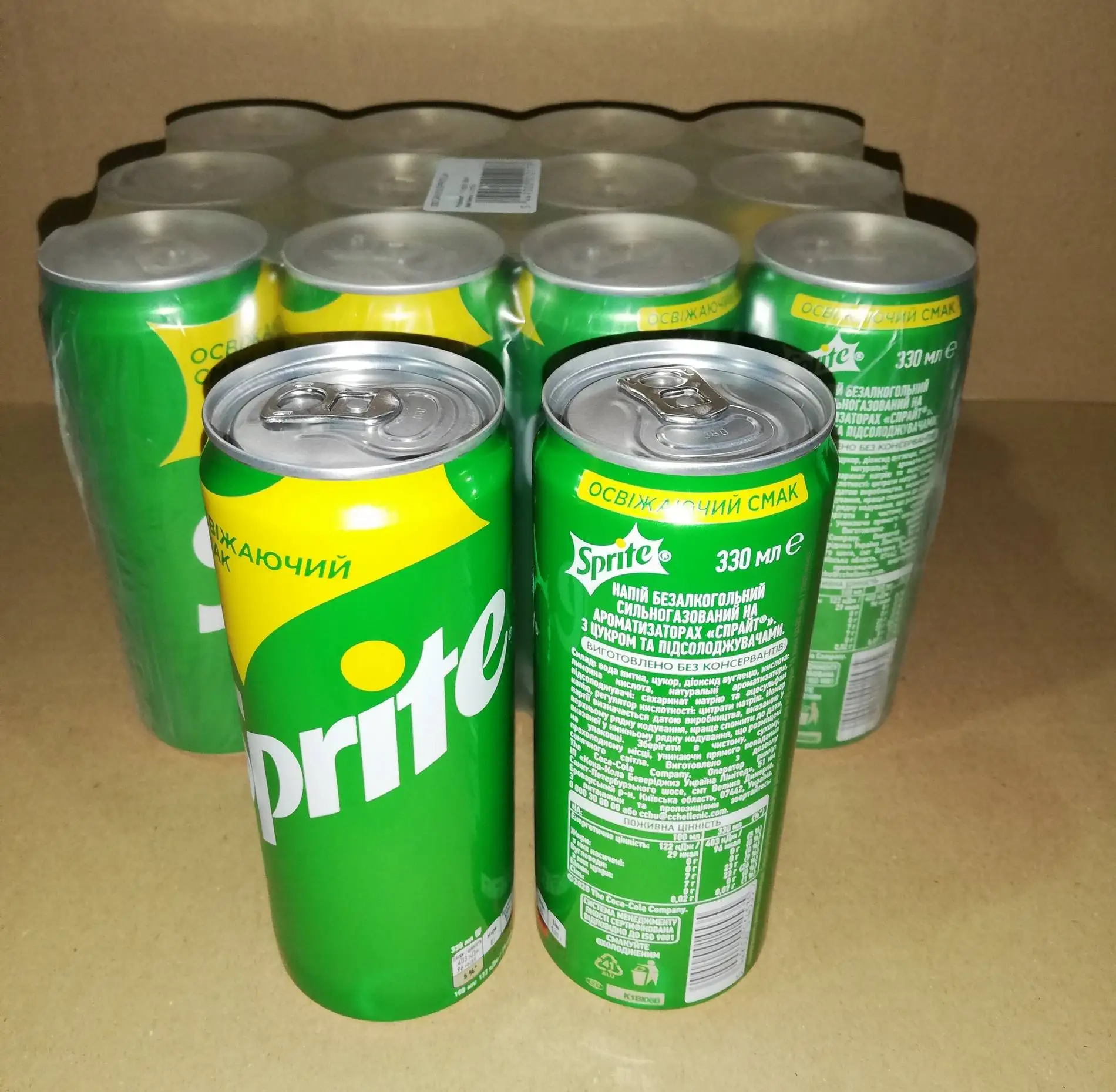 Sprite Lemon 330ml Can Pack of 24