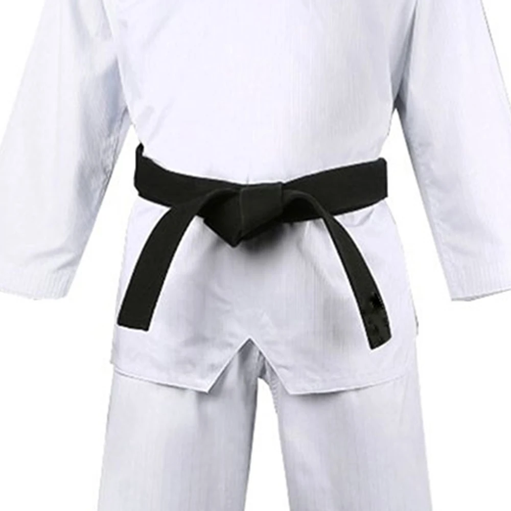 Customized approved high quality 100% suits hot sale light weight martial arts white cotton Taekwondo uniform