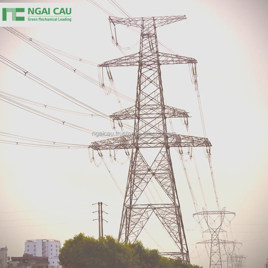 From Viet Nam Manufacture: Power Transmission Line Galvanized Steel Tower Steel Lattice Tower For 110-220-500 KV