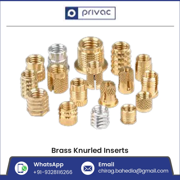 Knurled Brass Fastener Insert Nut for Plastics Manufacturer