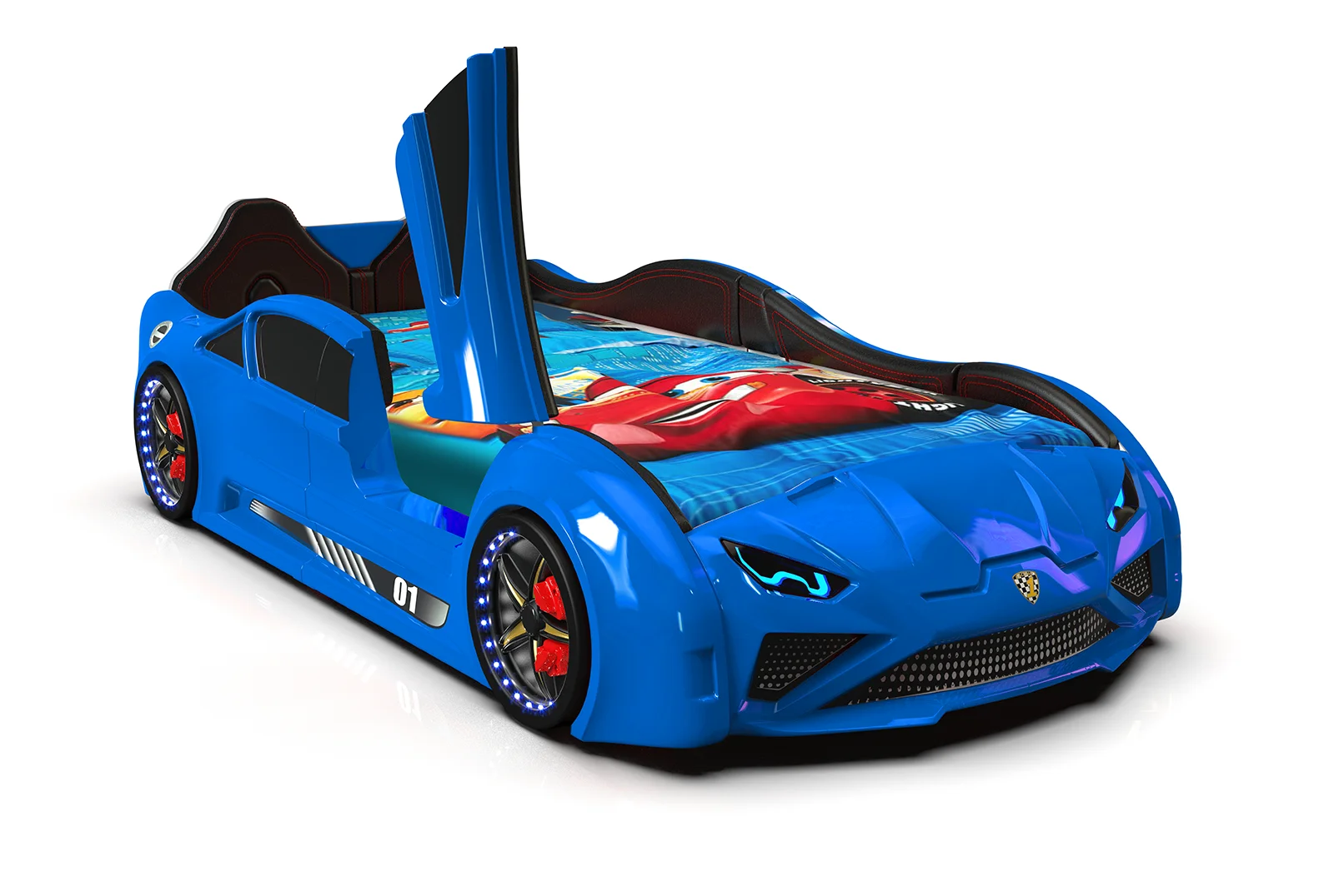 Гоночная машина кровать серии Lambo RX (детская мебель) Детская детская мебель для мальчика