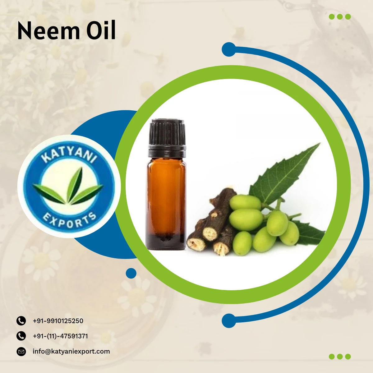 Bulk Manufacturer of 100% Pure Cold Pressed Neem Oil Ideal for Skin,Hair, and Agriculture, Pesticides,Wholesale Prices Available