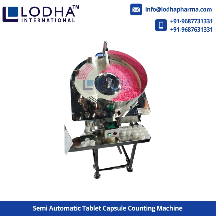 Top Quality Best Bulk Selling Semi Auto Automatic Hard Capsule/Tablet Counting and Filling Machine at Low Price