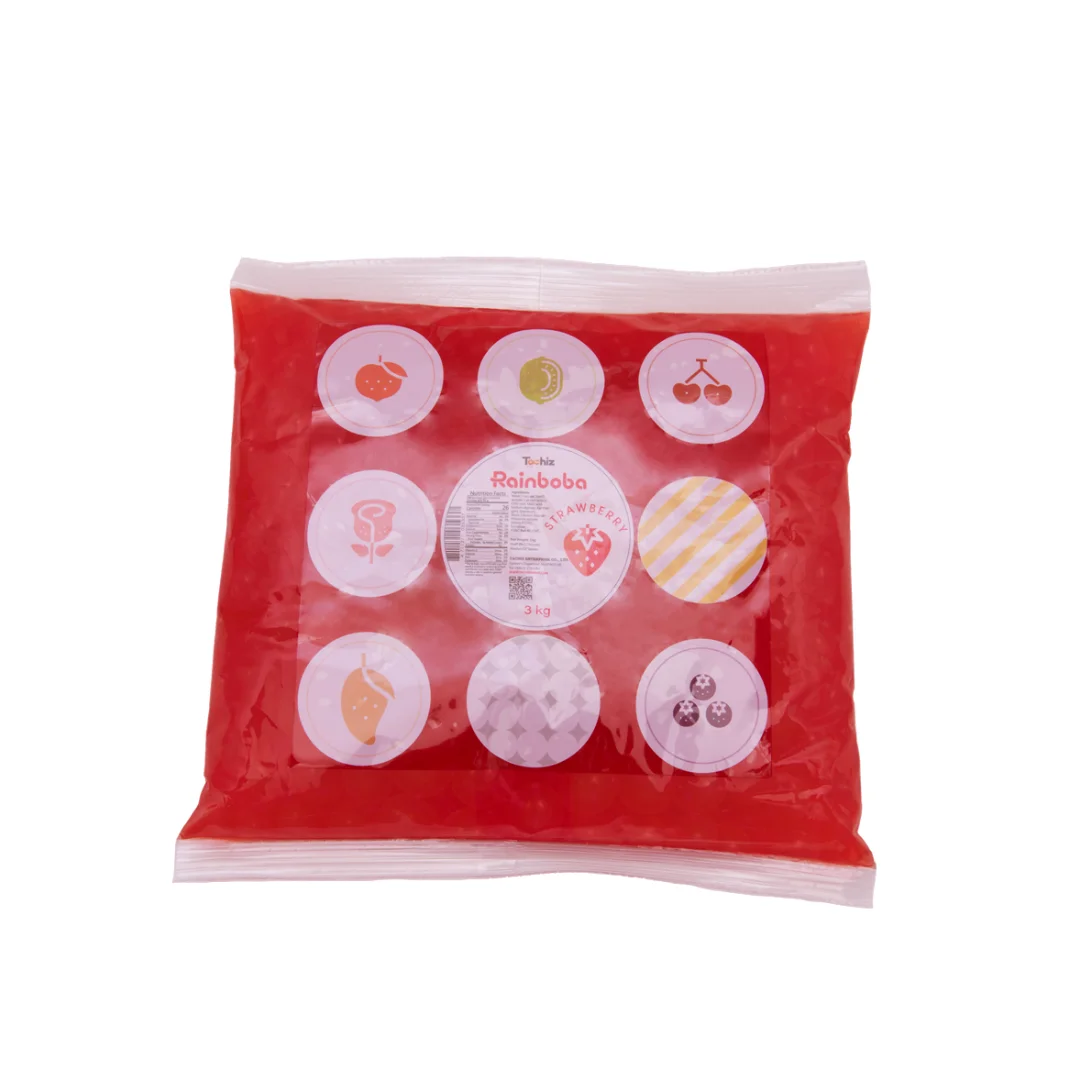 Клубничный поплет Боба Тайвань для йогурта