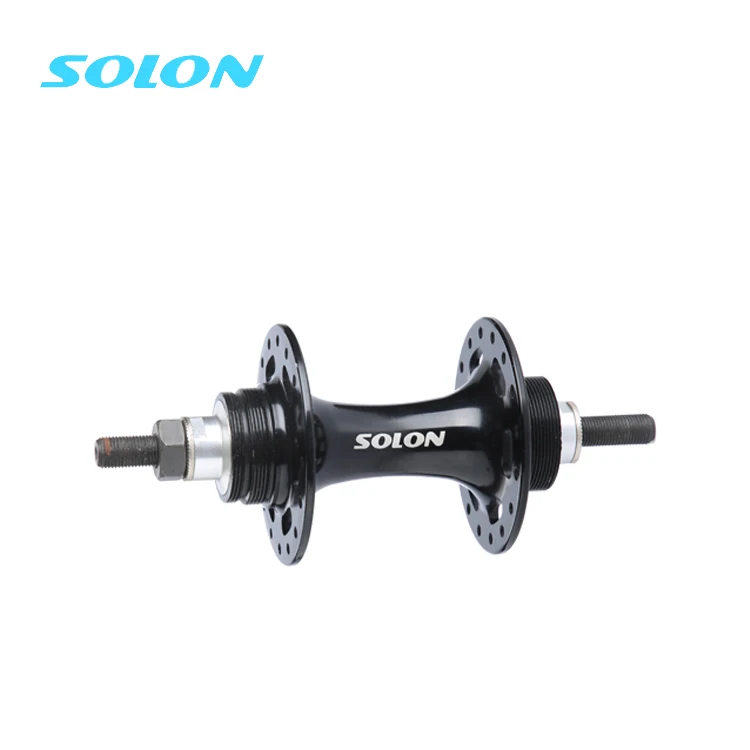 Solon Bicycle Hub For Fixie Bike Nut Type Aluminum Hub For Fixed Gear Bike Track Bike Sealed Bearing 32H 36H Freewheel Rear Hub