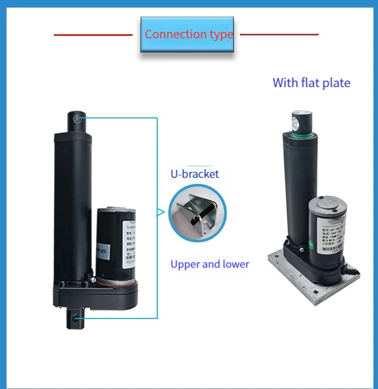 WindyNation (2pcs) 12 Volt 225 lbs Linear Actuators  Up Down DPDT Switch  Mounting Brackets  Connectors