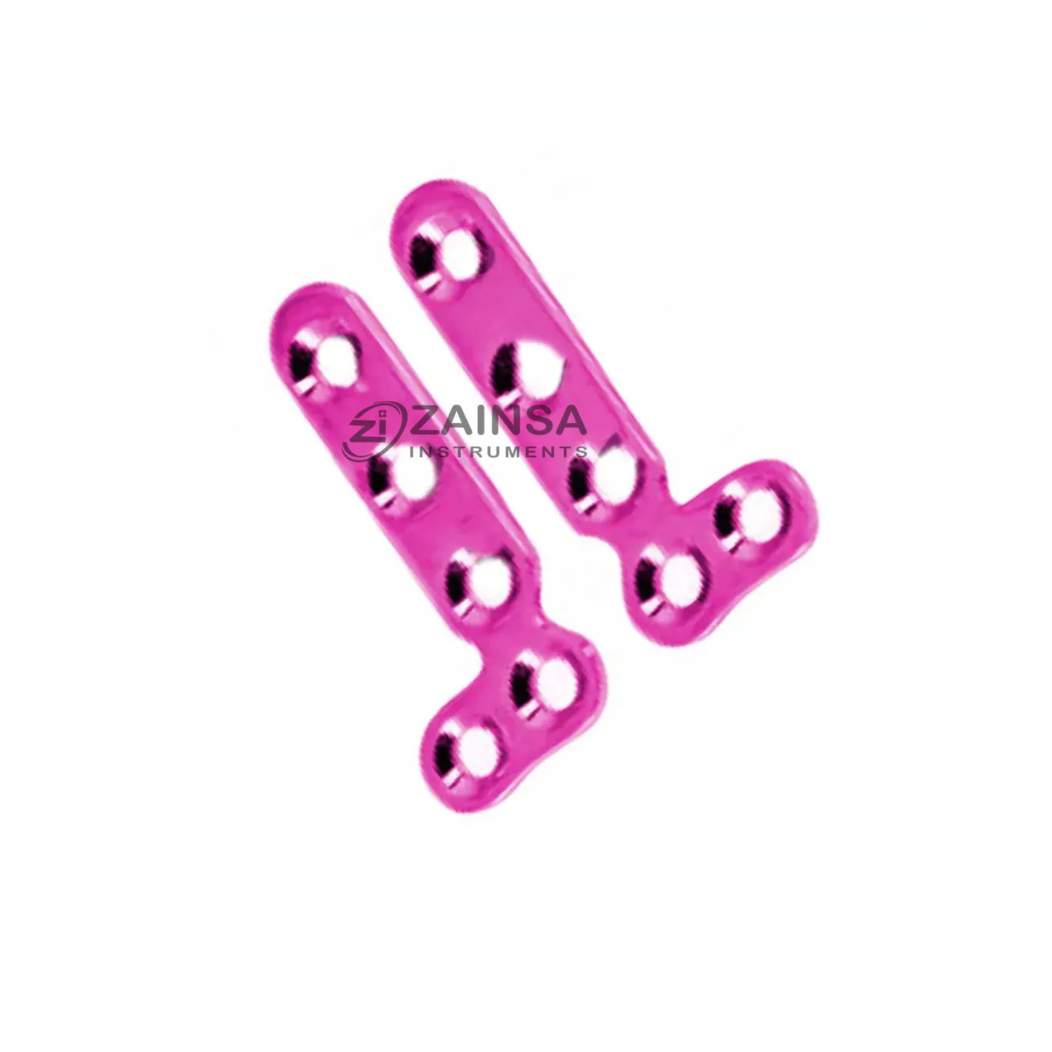 Orthopedic Implants 2.7mm Mini L-Plate Medical Holes Matte Finish Design Premium Quality Surgical Implant Zainsa Instruments