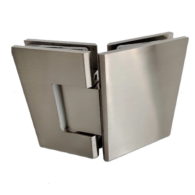 Hot Design Frameless Door Hardware Copper Alloy Shower Hinge