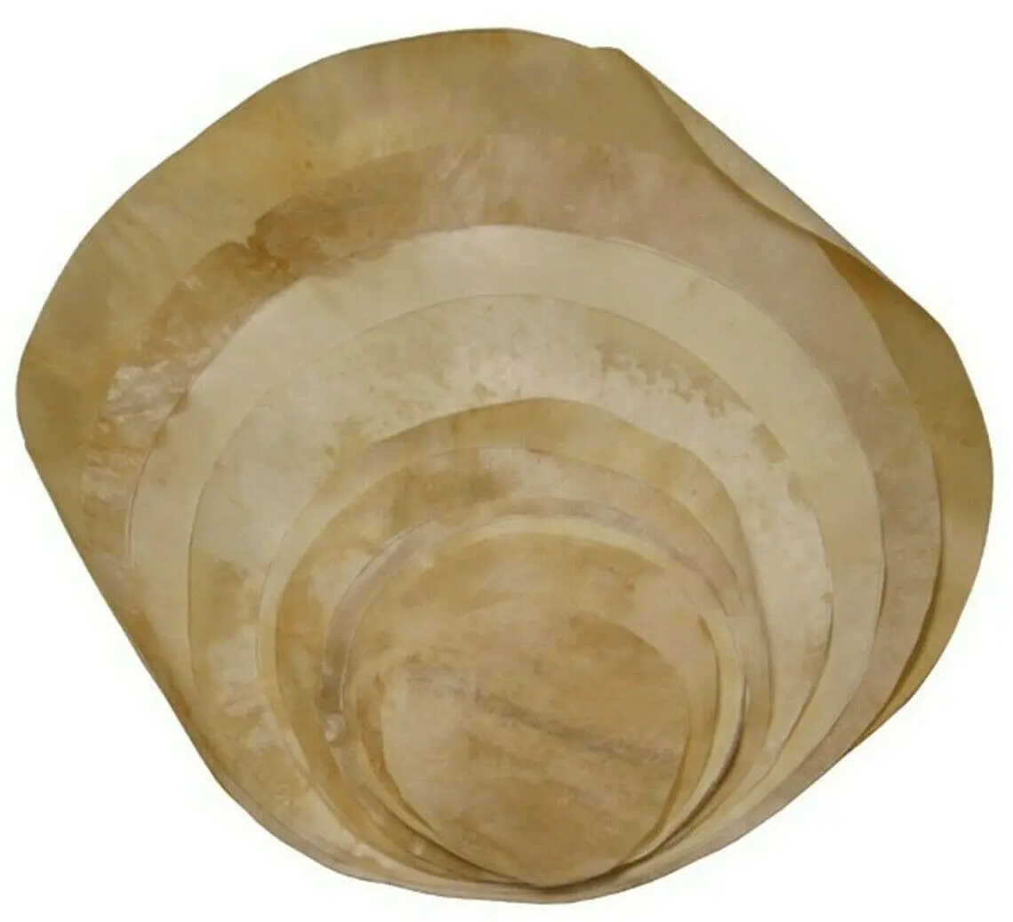 High Quality White Transparent Sheepskin Drum Skin Premium Drum Heads Material