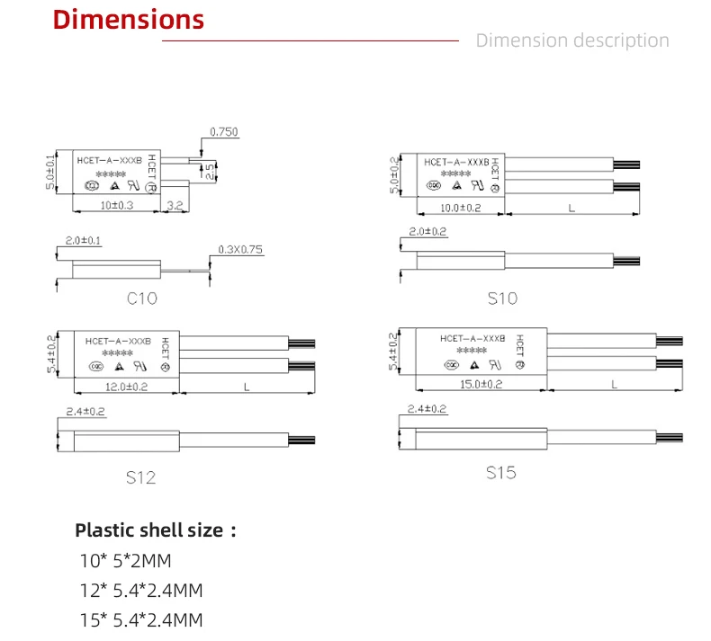 Высокое качество производитель HCET-A/TB02 аккумуляторные батареи грелку биметаллические термостат биметаллический реле