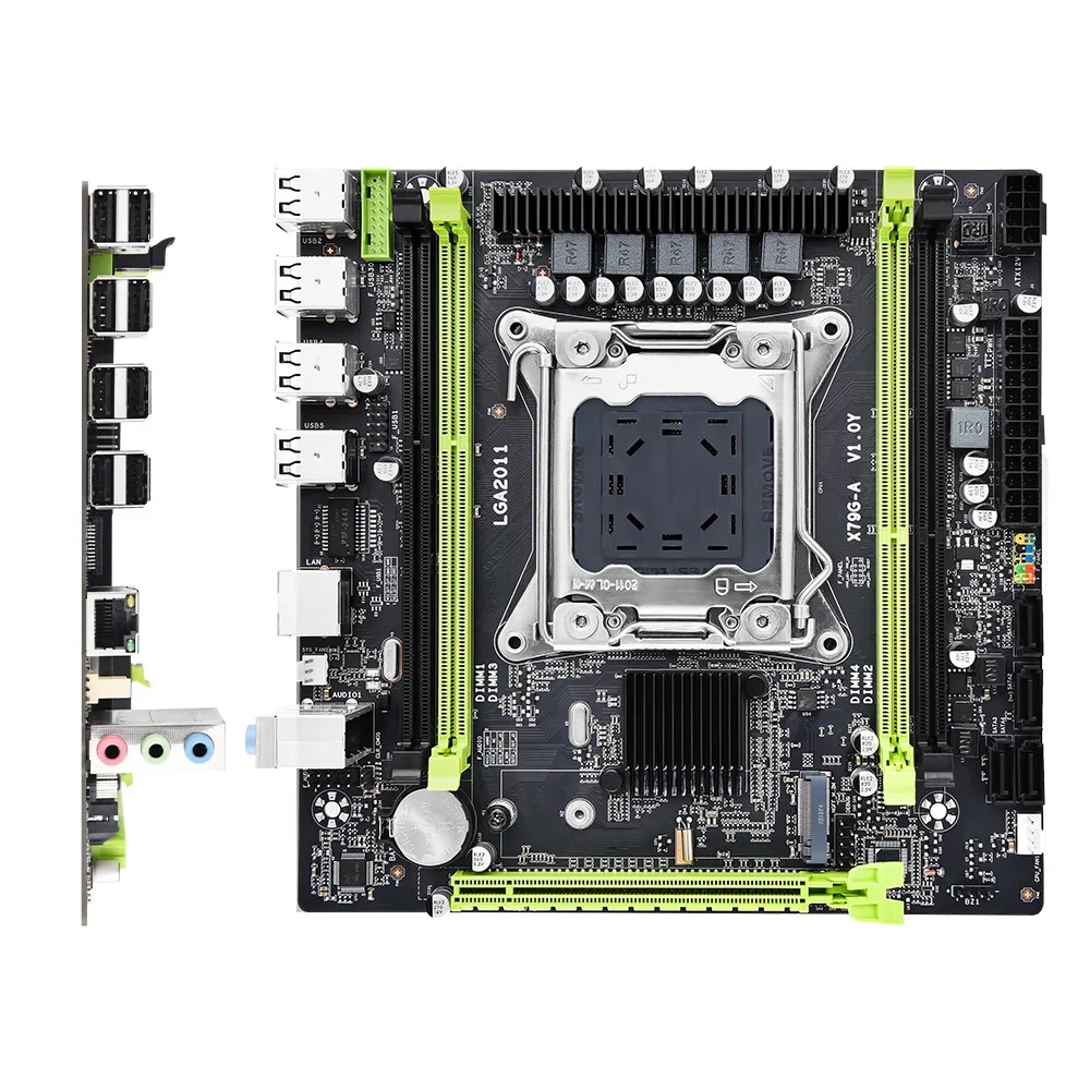Материнская плата X79 четырехканальный USB 3 0 процессор st3.0 M.2 NVME поддержка Xeon LGA 2011 DDR3 ECC