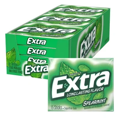 Extra Sugar Free Chewing Gum Peppermint Mega Pack - 35 Count