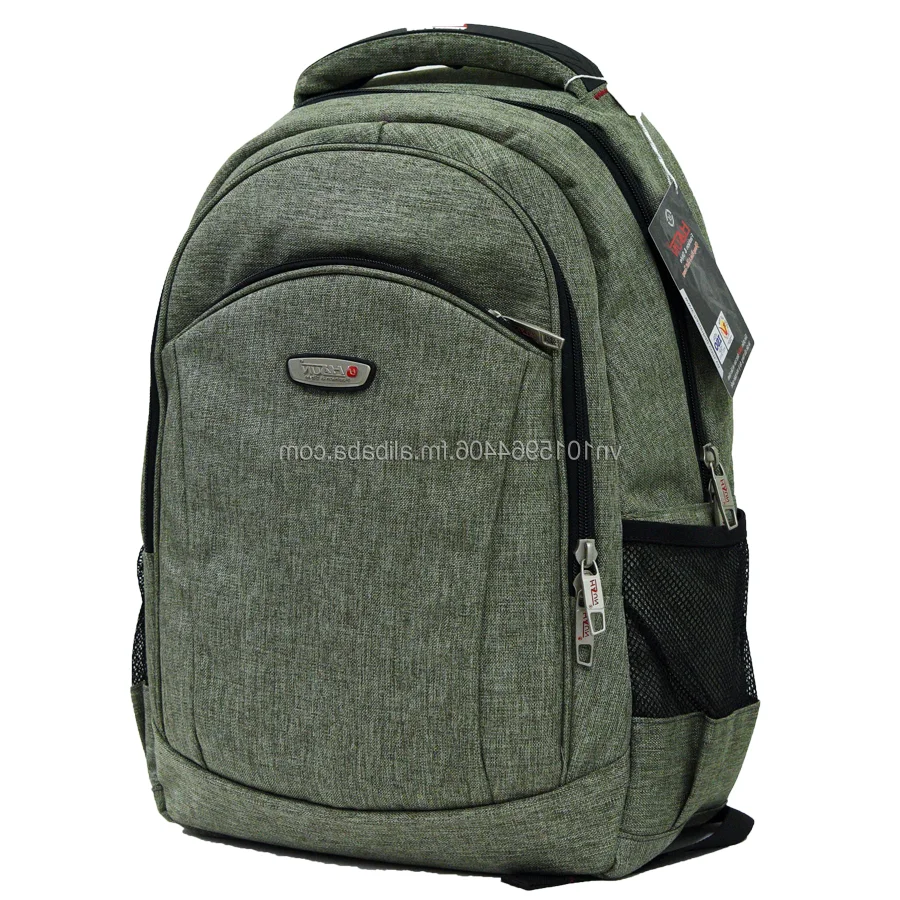 Best Sell Ultra-light HASUN Resin Fasion Mesh Polyester Zipper business Backpack Travel Bag Fits up to 17 Inch Mac