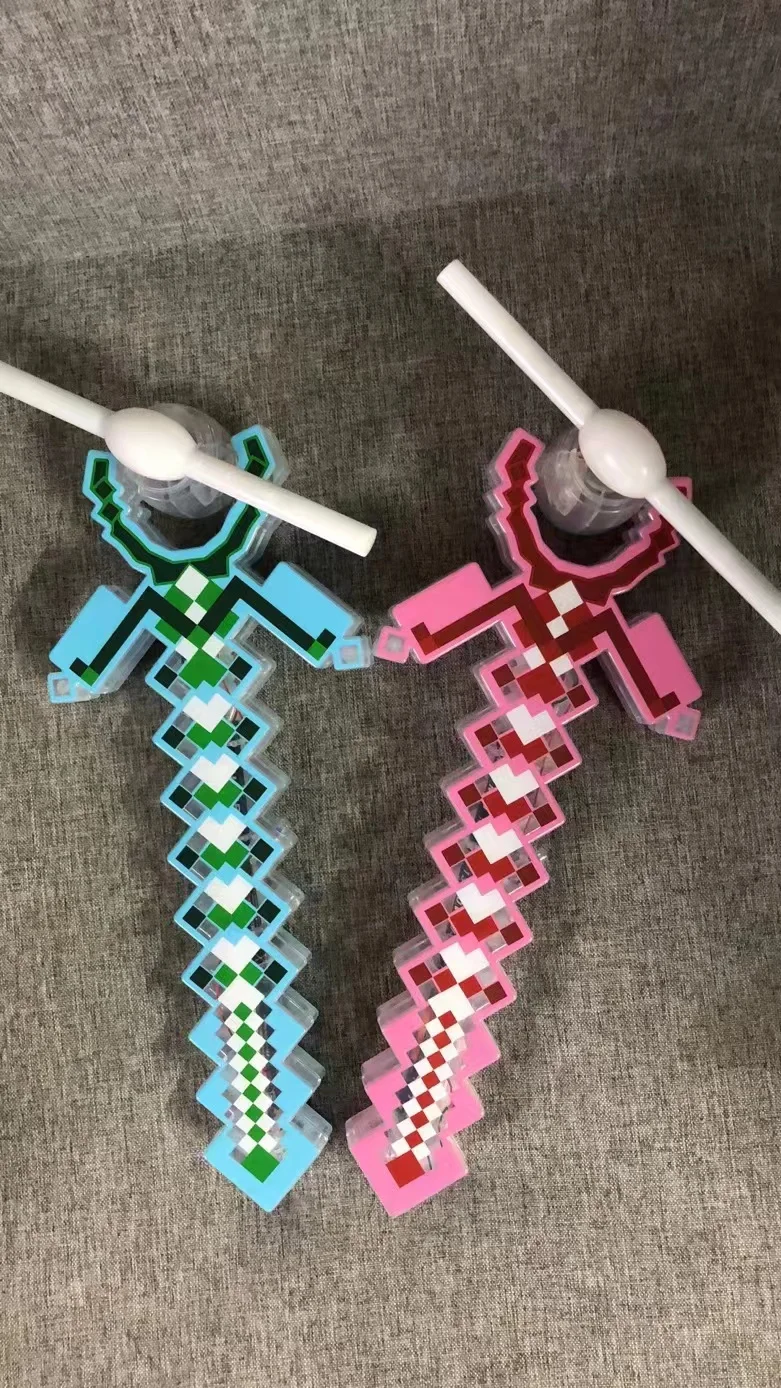 2024 Hot Flashing light up Pixel spinner Windmill LED Light up Swivel Fan led spinning windmill wand toy for kids